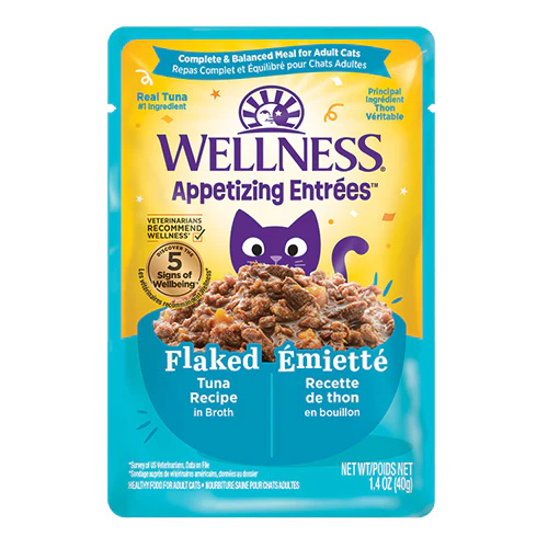 Wellness - Appetizing Entrées - Flaked Tuna Recipe in Broth Wet Cat Food (1.4oz) - Bild 3
