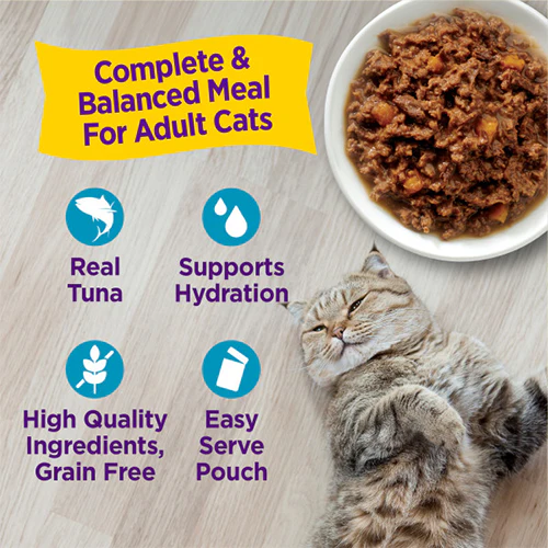 Wellness - Appetizing Entrées - Flaked Tuna Recipe in Broth Wet Cat Food (1.4oz) - Bild 5