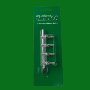 Aquarium Co-Op  4-way Metal Gang Valve