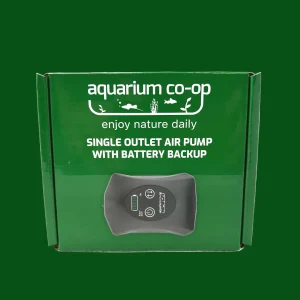 Aquarium Co-Op Air Pump with Battery Backup Single Outlet