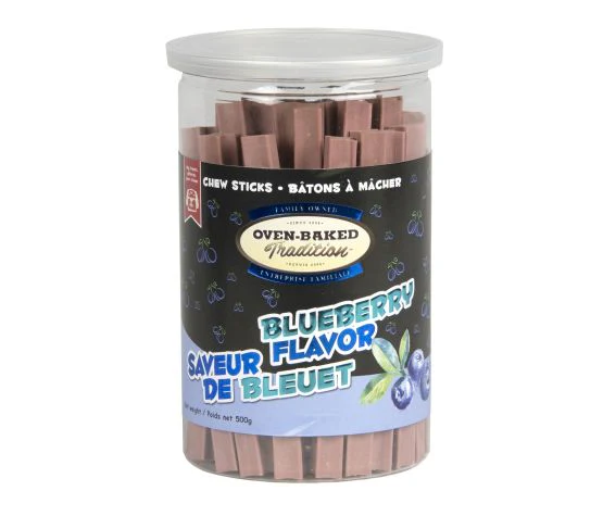 Oven Baked Tradition - Dog Treats Dental Stix - Blueberry 500g - Bild 2