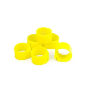 Poultry Leg Bands/Rings 24's - Yellow